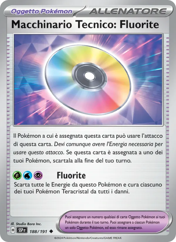 Macchinario Tecnico: Fluorite Scintille Folgoranti 188/191