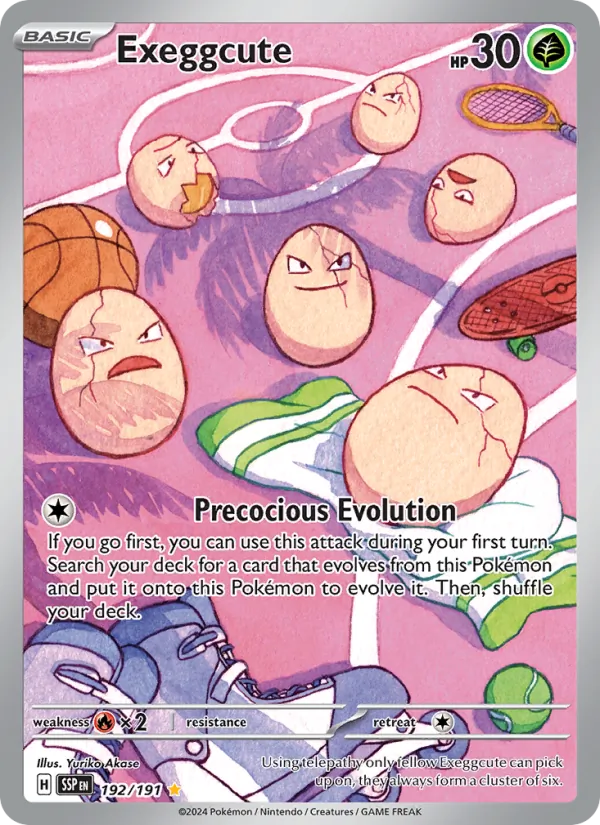 Exeggcute Surging Sparks 192/191