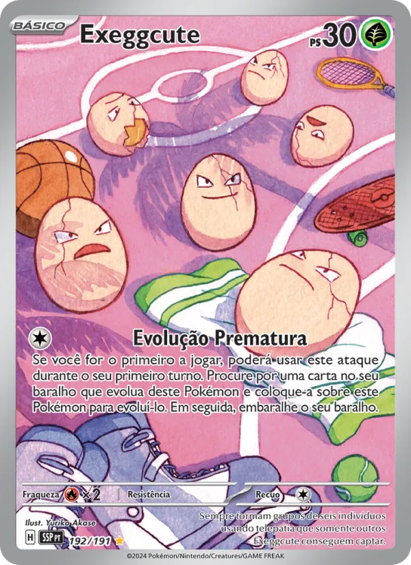 Exeggcute Fagulhas Impetuosas 192/191