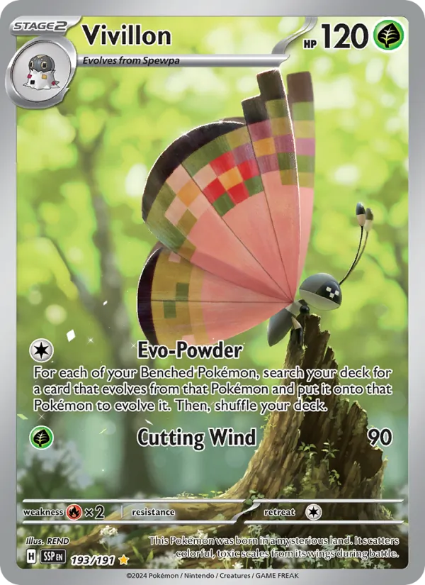 Vivillon Surging Sparks 193/191