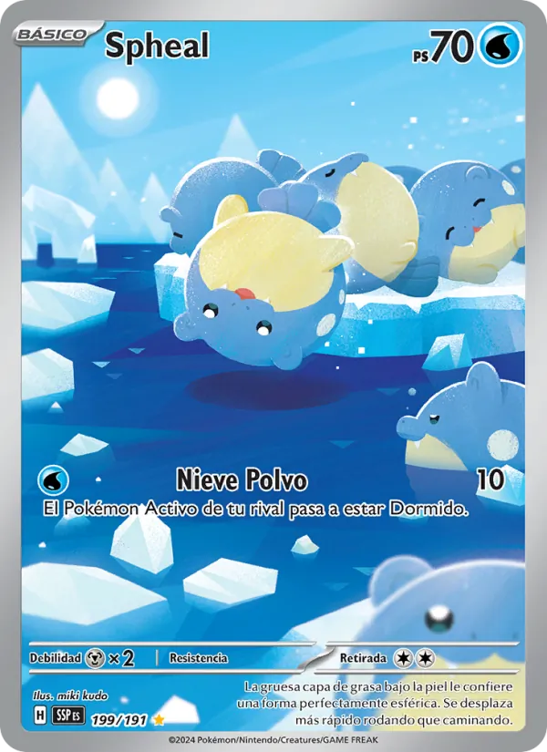 Spheal Chispas Fulgurantes 199/191
