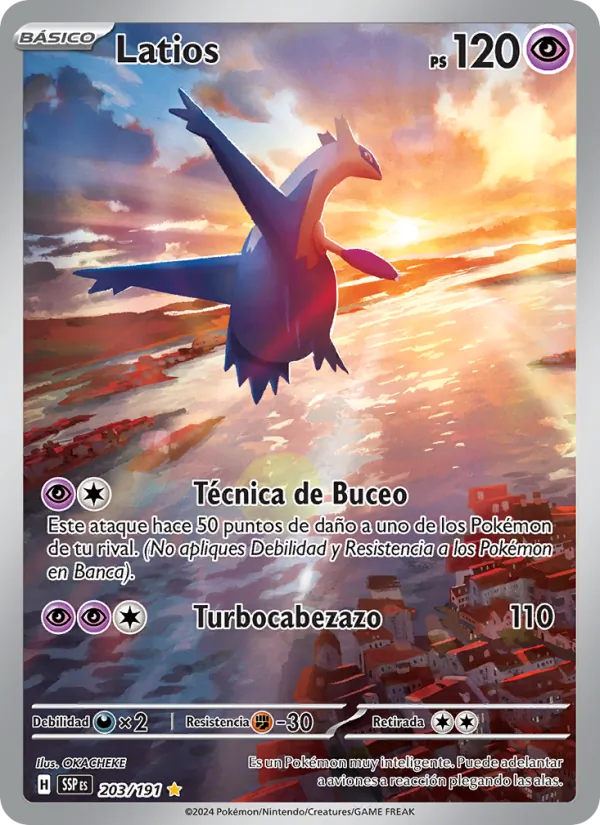 Latios Chispas Fulgurantes 203/191