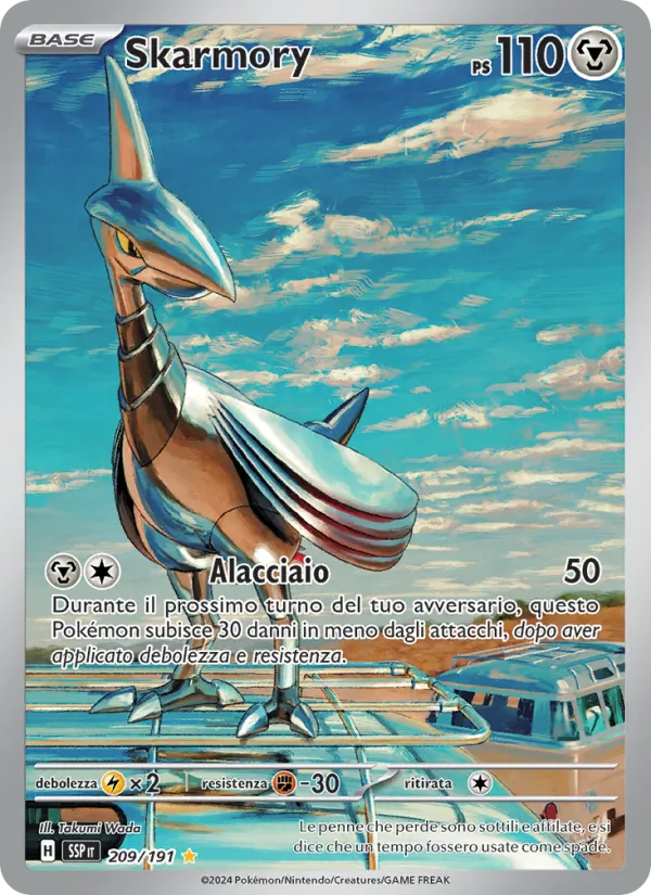 Skarmory Scintille Folgoranti 209/191