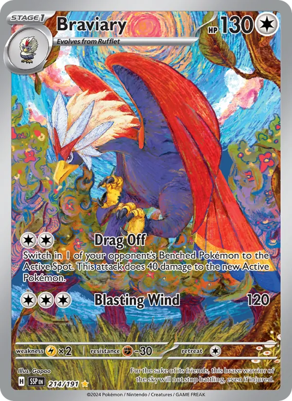 Braviary Surging Sparks 214/191