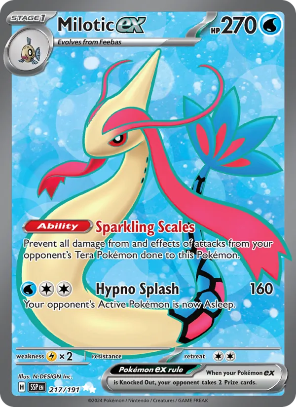Milotic ex Surging Sparks 217/191