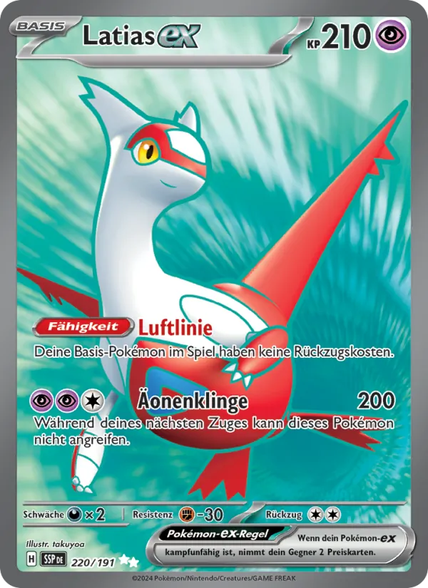 Latias-ex Stürmische Funken 220/191