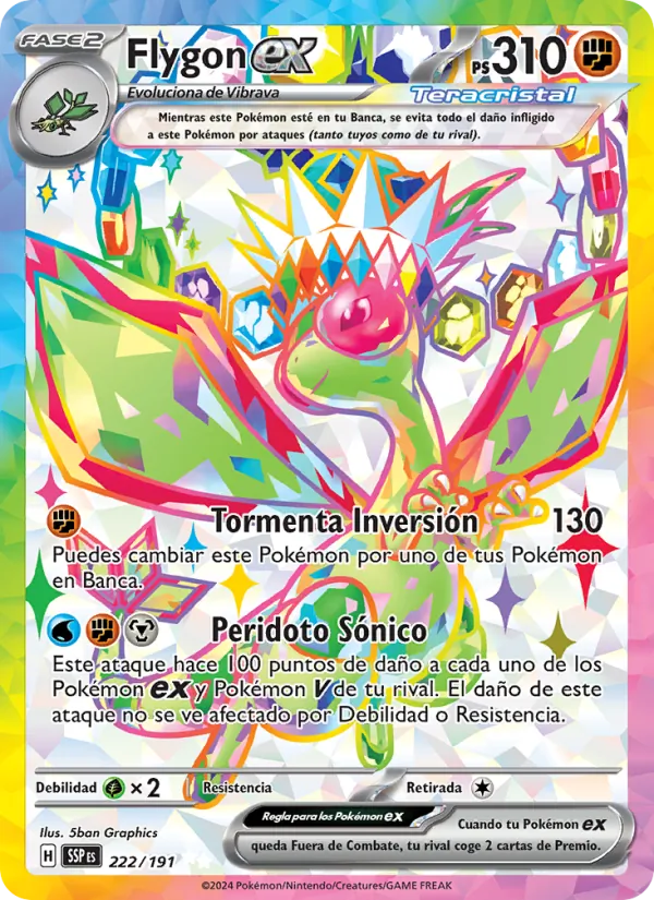 Flygon ex Chispas Fulgurantes 222/191