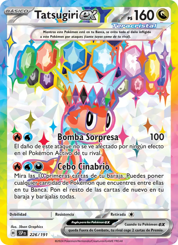 Tatsugiri ex Chispas Fulgurantes 226/191