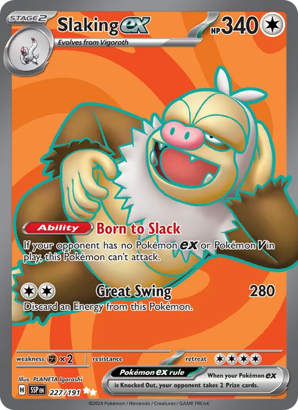 Slaking ex Surging Sparks 227/191