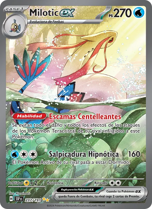Milotic ex Chispas Fulgurantes 237/191