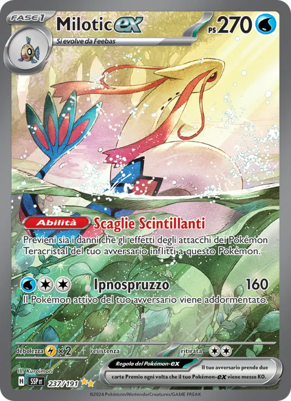 Milotic-ex Scintille Folgoranti 237/191