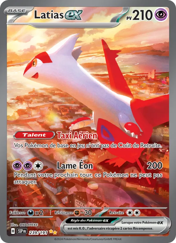 Latias-ex Étincelles Déferlantes 239/191