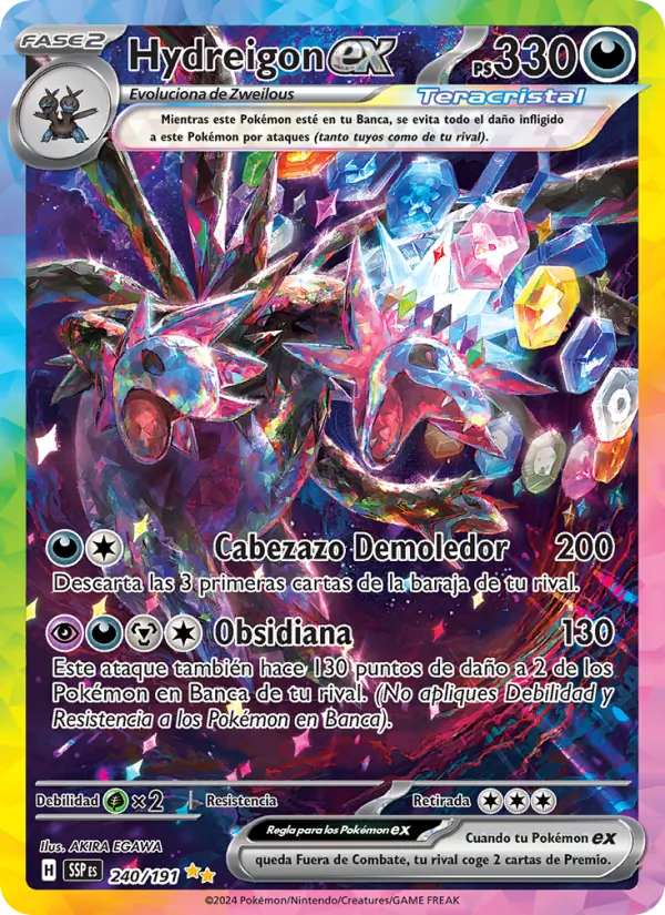 Hydreigon ex Chispas Fulgurantes 240/191