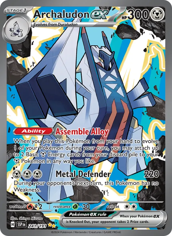 Archaludon ex Surging Sparks 241/191