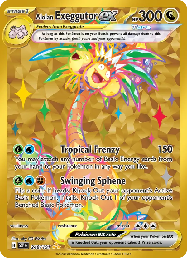 Alolan Exeggutor ex Surging Sparks 248/191