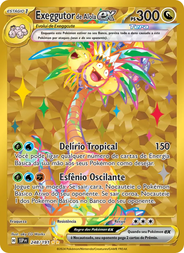 Exeggutor de Alola ex Fagulhas Impetuosas 248/191