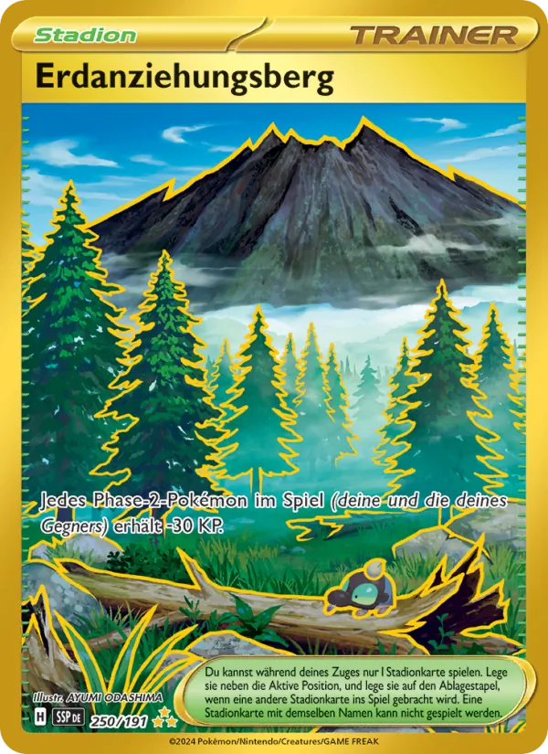 Erdanziehungsberg Stürmische Funken 250/191