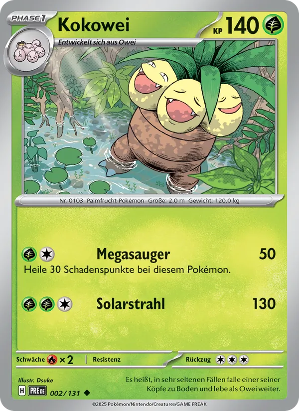 Kokowei Prismatische Entwicklungen 002/131