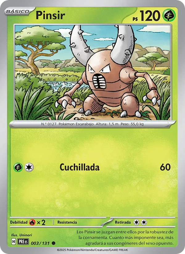 Pinsir Evoluciones Prismáticas 003/131