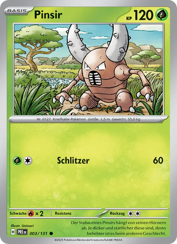 Pinsir Prismatische Entwicklungen 003/131