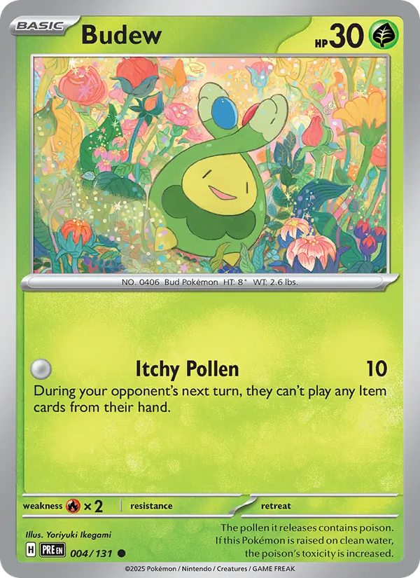 Budew Prismatic Evolutions 004/131