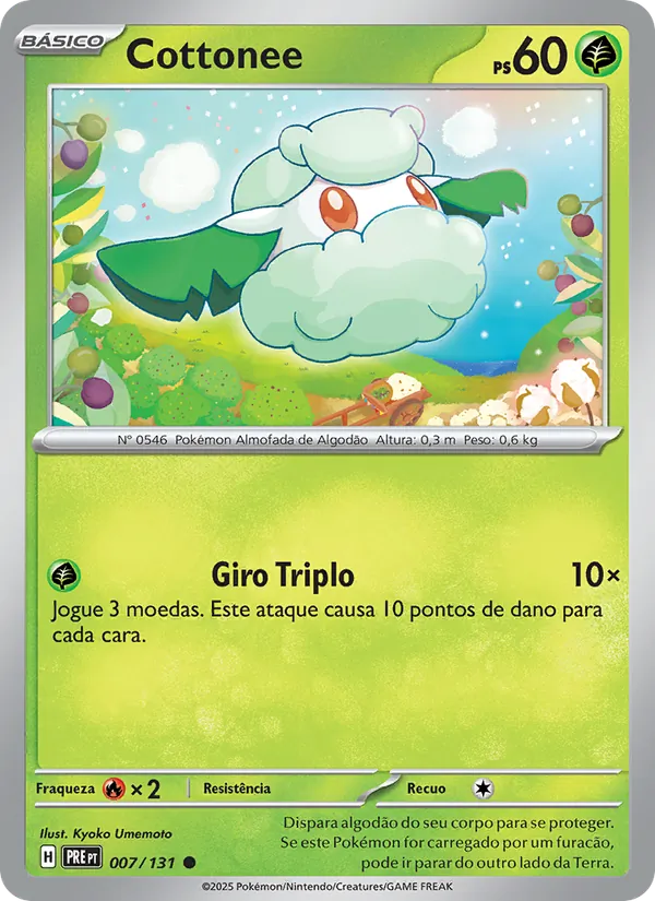 Cottonee Evoluções Prismáticas 007/131
