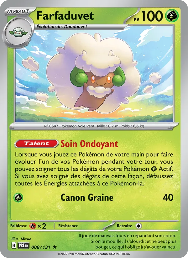 Farfaduvet Évolutions Prismatiques 008/131