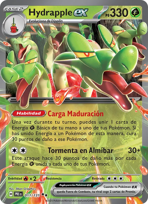 Hydrapple ex Evoluciones Prismáticas 011/131