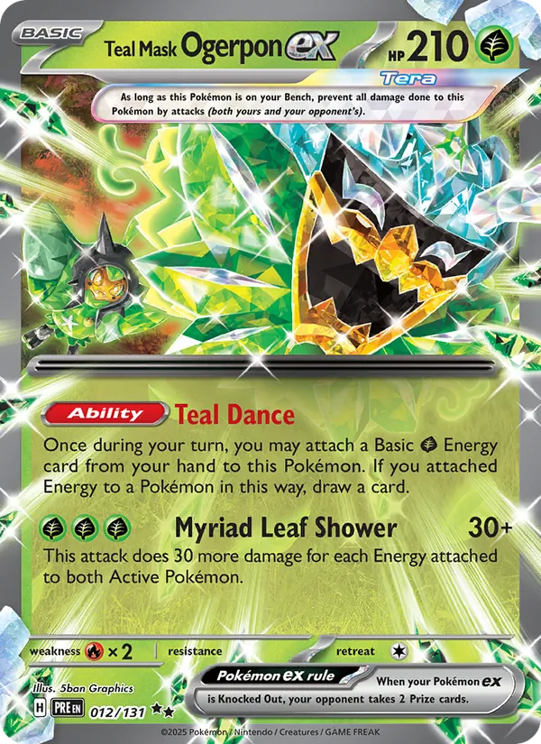 Teal Mask Ogerpon ex Prismatic Evolutions 012/131