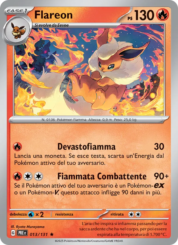 Flareon Evoluzioni Prismatiche 013/131