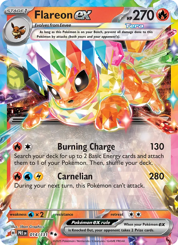 Flareon ex Prismatic Evolutions 014/131