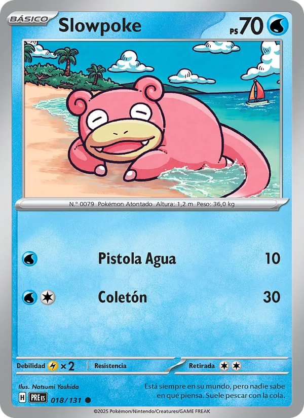 Slowpoke Evoluciones Prismáticas 018/131