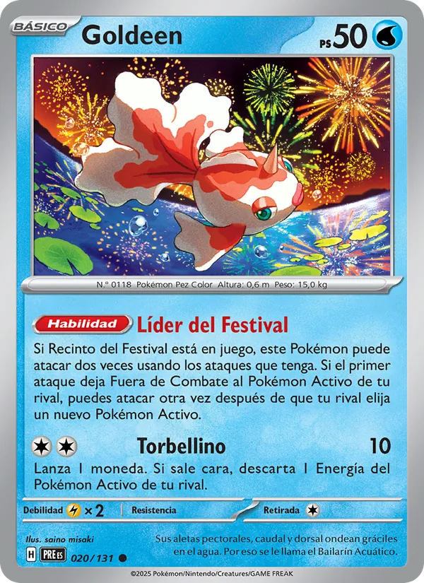 Goldeen Evoluciones Prismáticas 020/131