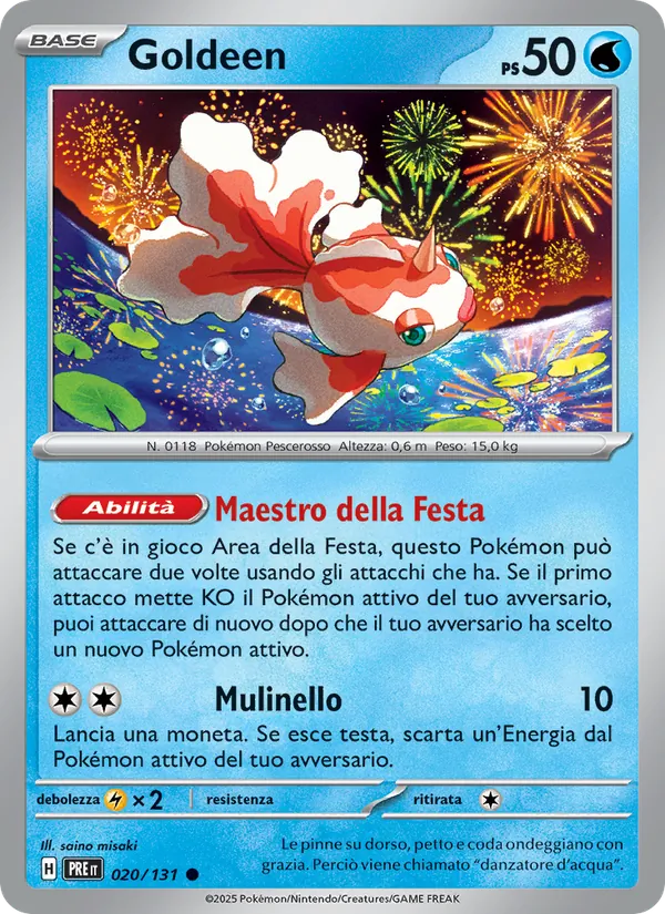 Goldeen Evoluzioni Prismatiche 020/131