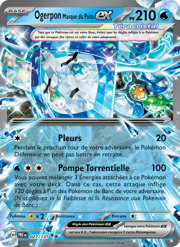 Ogerpon Masque du Puits-ex Évolutions Prismatiques 027/131