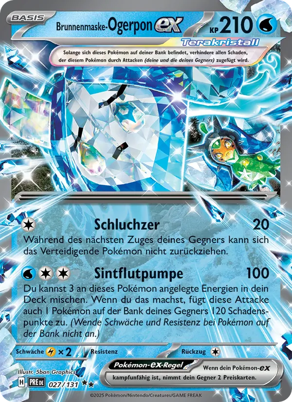 Brunnenmaske-Ogerpon-ex Prismatische Entwicklungen 027/131