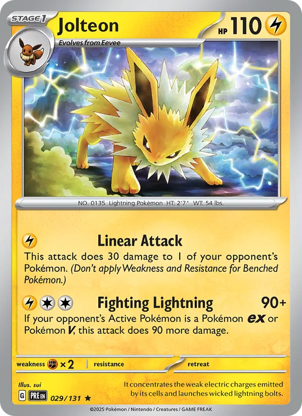 Jolteon Prismatic Evolutions 029/131
