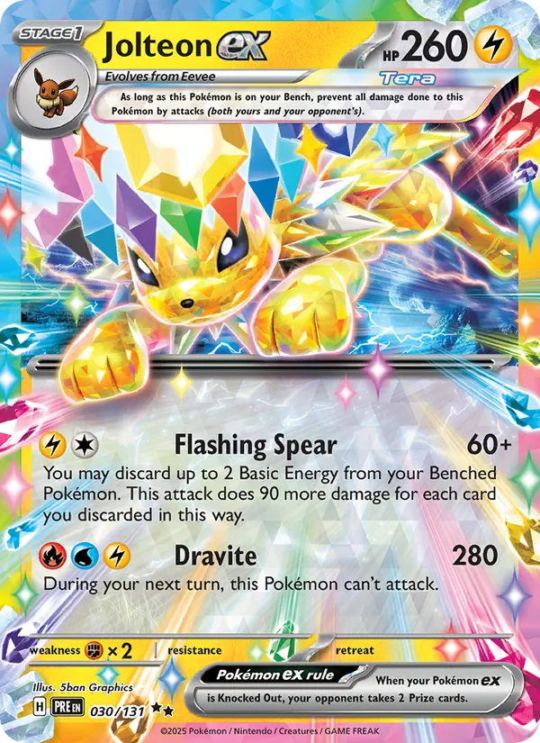 Jolteon ex Prismatic Evolutions 030/131