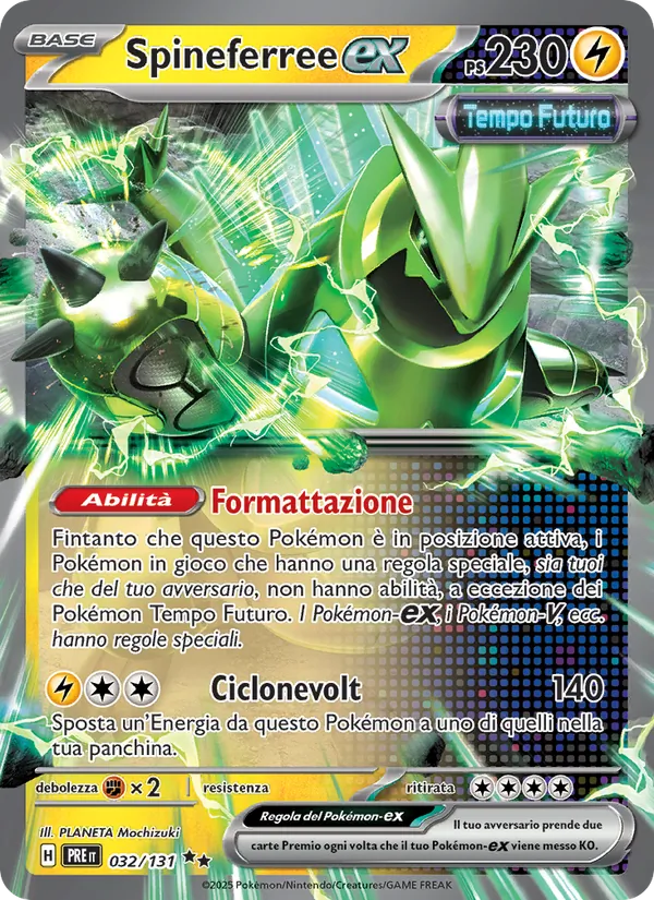 Spineferree-ex Evoluzioni Prismatiche 032/131