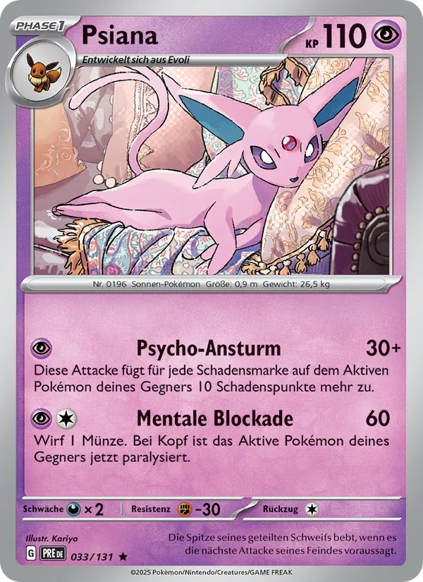 Psiana Prismatische Entwicklungen 033/131