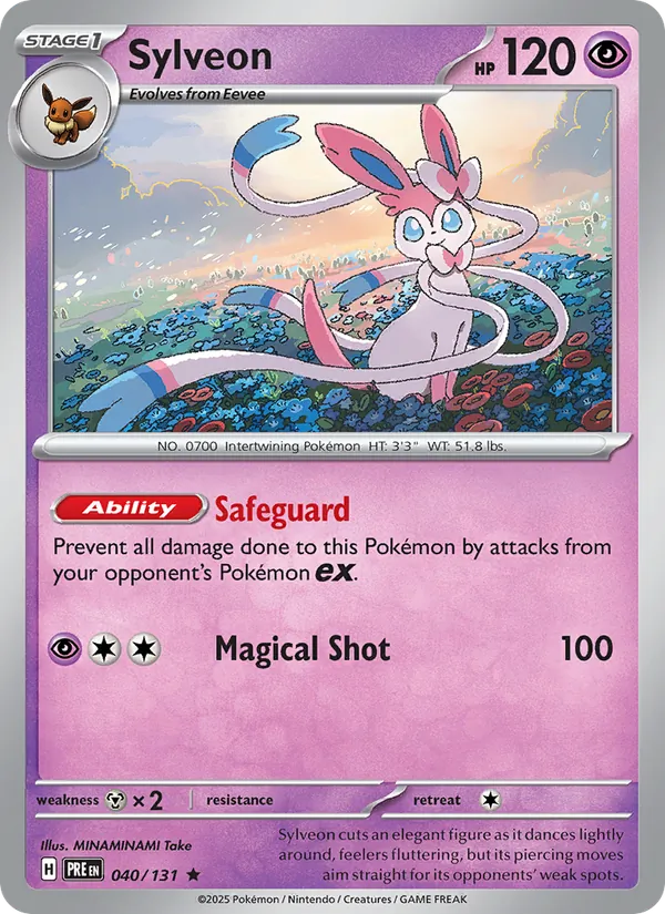 Sylveon Prismatic Evolutions 040/131