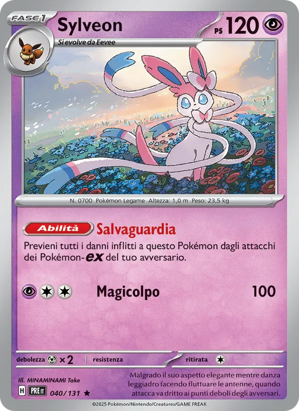 Sylveon Evoluzioni Prismatiche 040/131