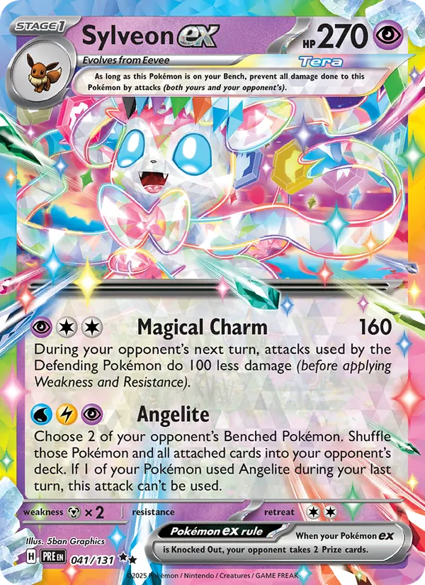 Sylveon ex Prismatic Evolutions 041/131