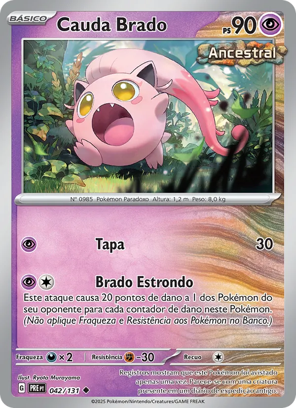 Cauda Brado Evoluções Prismáticas 042/131