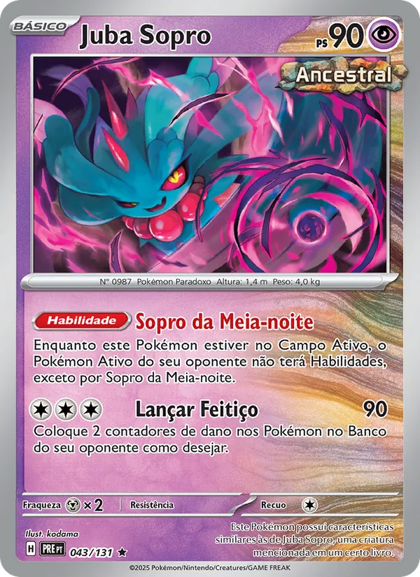 Juba Sopro Evoluções Prismáticas 043/131