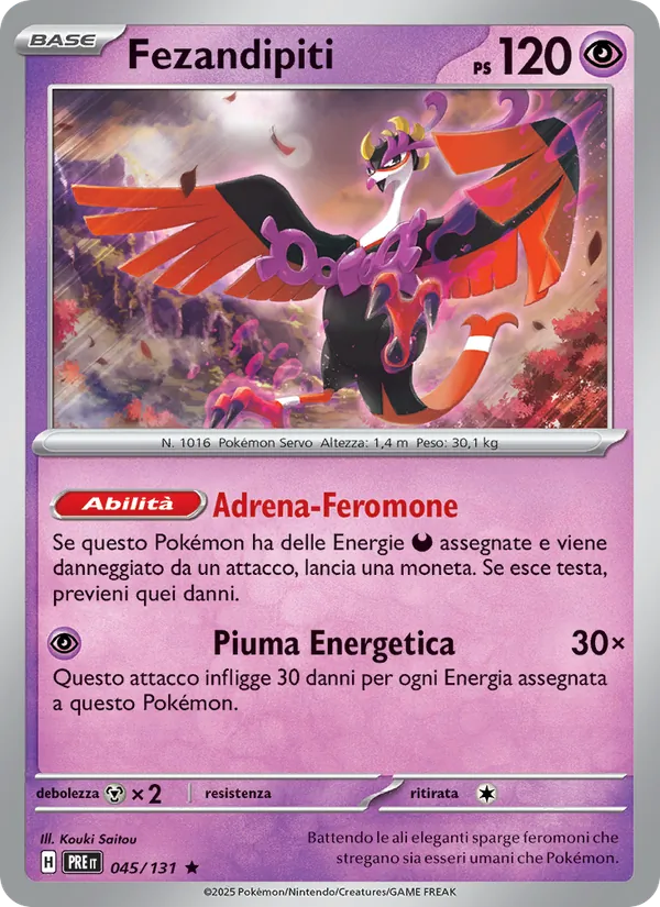 Fezandipiti Evoluzioni Prismatiche 045/131