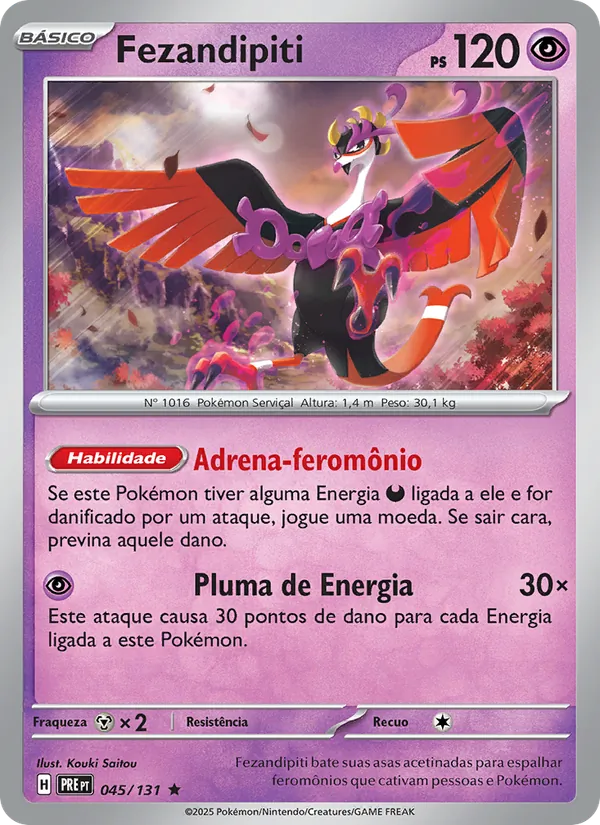Fezandipiti Evoluções Prismáticas 045/131