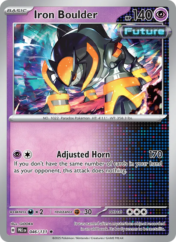 Iron Boulder Prismatic Evolutions 046/131