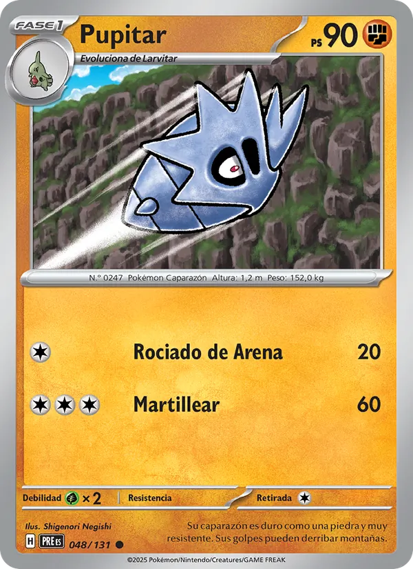Pupitar Evoluciones Prismáticas 048/131