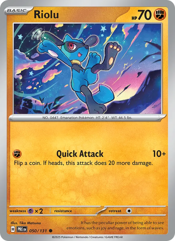 Riolu Prismatic Evolutions 050/131